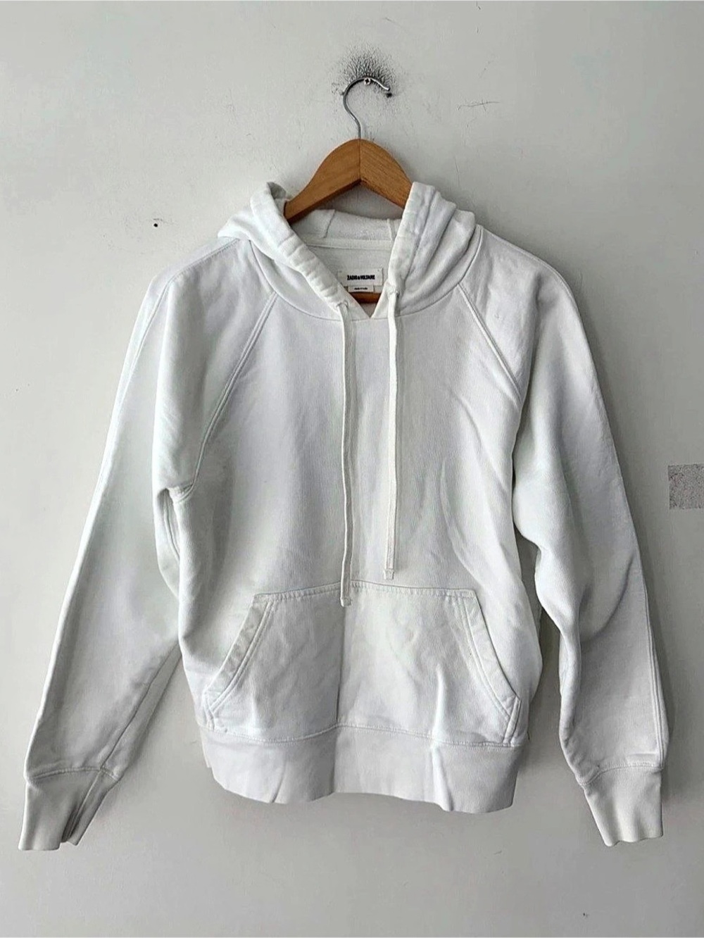 Zadig & Voltaire Clipper Camo Skull Hoodie White & Black Medium